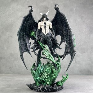 Figurine d'action Ichigo rieur en collaboration avec Death God Rampage Ox Head, jouet décoratif en PVC GK Xiao Wu Sifa à deux étapes Black Wing - Product Image 4
