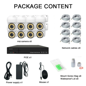 Kit NVR POE 8 canaux 8MP 4K avec détection humaine, vision nocturne couleur, caméra de sécurité réseau PTZ grand angle, système de surveillance CCTV - Product Image 3