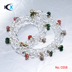 Acrilico Trasparente Sacchetto di Plastica Catena di Accessori Fai da Te in Resina Trasparente di Ricambio Del Sacchetto Della Cinghia per Borsa Della Spalla - Product Image 1