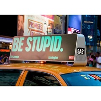 HXTody Écran LED couleur pour toit de taxi, affichage publicitaire extérieur, écran vidéo avec LED SMD2727, indice de protection IP68, luminosité 7000 cd