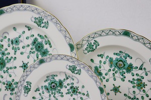 Ensemble de 3 assiettes rondes en porcelaine dorée de luxe écologique, best-seller, idéal pour les mariages et les restaurants - Product Image 5