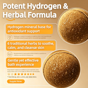 Kruiden Hydrogen Spa Badbommen Antioxidanten Moleculaire H2 Rijke Watertabletten met Natuurlijke Kruiden Huidmassage Ontspanning RV Gas - Product Image 2