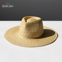 Shinehats 2024 lujo Chic gran oferta Chapeau Femme señoras mujeres verano Sombrero playa sombreros de sol Panamá personalizado ala ancha sombrero de paja