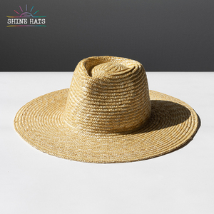 Shinehats 2024 lujo Chic gran oferta Chapeau Femme señoras mujeres verano <span class=keywords><strong>Sombrero</strong></span> playa sombreros de sol Panamá personalizado ala ancha <span class=keywords><strong>sombrero</strong></span> de paja - Product Image 2