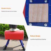 Cheval de gymnastique de styles variés, appareil d'entraînement réglable pour la compétition et l'entraînement des gymnastes