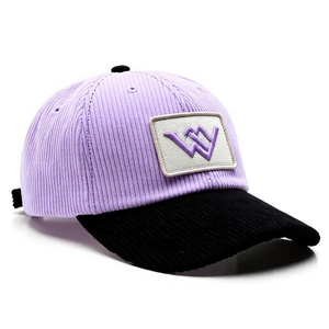 Gorra de Béisbol Deportiva Personalizada al por Mayor de 6 Paneles con Logotipo Bordado en 3D, Visera de Pana de Rizo, Multicolor, ODM, Unisex - Product Image 1