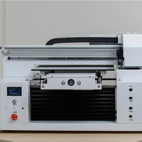 Machine d'impression UV à plat LY 5060 avec plateforme élévatrice intelligente, taille d'impression 500*600 mm, imprimante UV double tête pour publicités