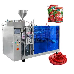 Automatische Tomatenmark Paste Doypack Füll versiegelung maschine Sauce Premade Bag Packing Machine