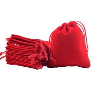 Wholesale Custom Luxury Logo Small Velvet <b>Drawstring</b> <b>Bag</b> Hot Sale Phone Purse <b>Makeup</b> Toiletry Storage Silk Screen <b>Bag</b> - Product Image 2