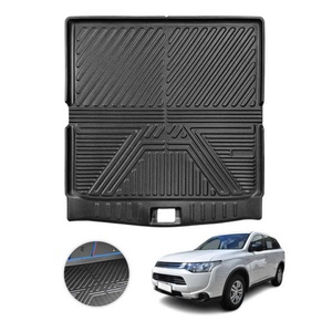 Alfombrilla de Maletero Trasera de Plástico TPE 5D Personalizada para Automóvil, Juego Completo de Accesorios de Plástico TPE 5D para MITSUBISHI OUTLANDER 2019~2021 - Product Image 4