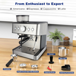 Cafetera Espresso de Alta Calidad para Preparar Café Rápido en Casa, Fácil de Limpiar, Cafetera de Acero Inoxidable - Product Image 5