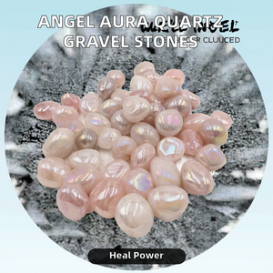 للبيع بالجملة أحجار الكوارتز الوردي الهالة الملاك ، أحجار طبيعية للشفاء الكريستالي المنحوت ، تقنية النقش للزينة - Product Image 6
