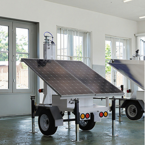 Remorque solaire mobile sur mesure avec contrôleur MPPT, batterie lithium-ion, usage industriel - Product Image 4