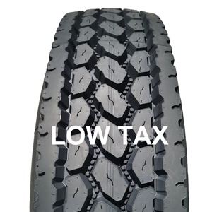 Pneu de remorque robuste 11R22.5, 16 plis, haute résistance, roues et pneus commerciaux fiables, pneu de camion 295/75R22.5, vente en gros 11R24.5 - Product Image 1