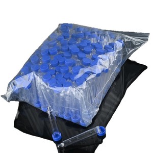 Tong Sheng 12ml Urine Sediment Tube <b>Screw</b> Cap Graduated Transparent Test Tube For Laboratory Use - Product Image 1