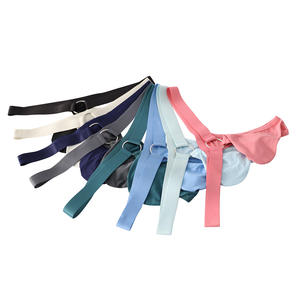 Slip Boxer anatomici U-Pouch da <span class=keywords><strong>uomo</strong></span> a vita larga e confortevole in maglia traspirante in Nylon multicolore con <span class=keywords><strong>perizoma</strong></span> personalizzato in rete - Product Image 3