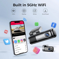 LINGDU LD06-2CH Ultra 4K + 2K Dash Cam GPS 5G Wifi EN Contrôle vocal Super Capacitor Car Camera DVR Car Black Box Dashcam