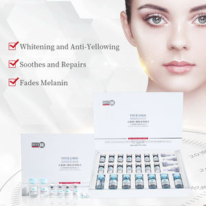 Fabrika özel etiket parlatma Anti sararma kaybolur Melanin <span class=keywords><strong>L</strong></span> askorbik asit <span class=keywords><strong>C</strong></span> vitamini dondurularak kurutulmuş Serum seti - Product Image 5