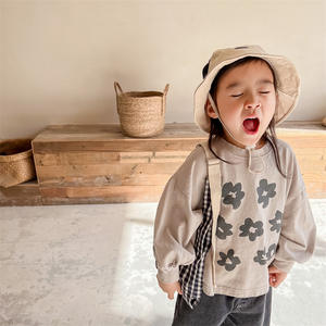 Camisetas de Otoño para Bebés y Niñas Pequeñas, Blusas Infantiles con Estampado, Ropa de Manga Larga de Algodón Estilo Coreano, Venta al Por Mayor B33A122078 - Product Image 6