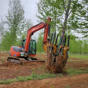 Pala para plantar árboles agrícolas, máquina trasplantadora para excavar, palas para árboles en movimiento a la venta