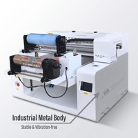 Printer UV 5060 6090 Printer Ink Jet Otomatis Universal Flatbed Mudah Dioperasikan untuk Pencetakan pada Casing, Ubin, Kaca, dan Botol