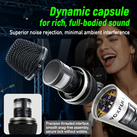 Microphone sans fil UHF professionnel SK9000, 2 canaux, métal, portable, pour église, spectacle, chant, karaoké