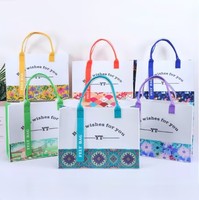 Tas Tangan Klasik Berbahan Felt dengan Motif Huruf dan Bunga  Ramah Lingkungan & Dapat Didaur Ulang  Tas Tersedia  NMO Grosir