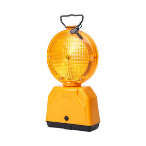 Amber verkeerslicht, stabiel/ knipperend, bouw, roterend blok, LED-waarschuwingslicht met handvat - Product Image 2