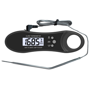 Termómetro digital para carne de doble sonda, termómetro de lectura instantánea para alimentos con luz negra LCD como termómetro de cocina para cocina, sin revi - Product Image 2