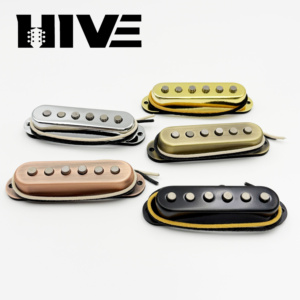 HIVE Couvercle de protection de micro de guitare en laiton de haute qualité 48MM 50MM 52MM Alnico 5 SSS Single Coil N/M/B Bridge ST - Product Image 4