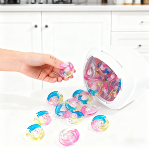 洗剤カプセル 洗濯ポッド 4in1 使い捨て ブースタービーズ 多機能 深層洗浄 ランドリーポッド - Product Image 2