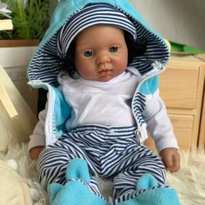 Muñeca Reborn de Silicona de Alta Calidad, Realista, Negra, de Cuerpo Completo, con Apariencia de Recién Nacido, al por Mayor - Product Image 1