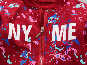 ชุดเสื้อผ้าเด็กผู้ชายแขนยาวลายกราฟฟิตีสีสันสดใส ดีไซน์สบายๆ ผ้าฝ้าย 2 ชิ้น ชุดลำลอง - Product Image 5