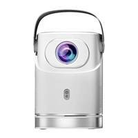 Projecteur laser TS-9 avec support escamotable, système d'exploitation Android 13, portable pour cinéma maison, salle de classe, jeux vidéo - Prise en charge 4K, 720p