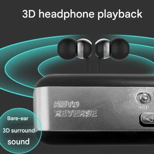 เครื่องเล่นเทปคาสเซ็ตแบบพกพา แปลงเป็น MP3 พร้อมฟังก์ชั่นถอดเสียงแบบสองช่องสัญญาณสเตอริโอ ลำโพงในตัว - Product Image 6
