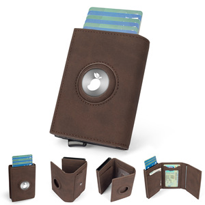 <span class=keywords><strong>Caja</strong></span> de tarjetas emergente automática de gran capacidad (soporte), cartera para hombre con seguimiento y posicionamiento de tarjetas <span class=keywords><strong>Airtag</strong></span> con explosiones, en stock - Product Image 2