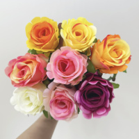 Großhandel 57cm Künstliche Rosen Einzelne Hochwertige Seidenrosen für Heim Hochzeit Fotografie Deko Ganggestaltung