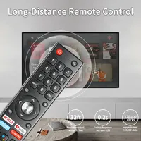 GCBLTV02ADBBT para Saba Changhong TV Control remoto Netflix PrimeVideo YouTube Google Play botones (sin función de voz)
