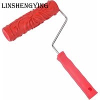 LSY7 ''Texture Roller DIY Decorative Art Pattern Paint Roller Rouleau en caoutchouc pour la décoration des murs, meubles et sols