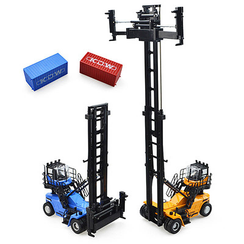 KDW 1:50 Die Cast Alloy Empty Container Stacker Car Model
