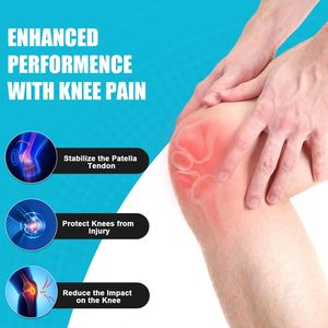 Sangle de soutien du tendon rotulien antidérapante en silicone avec construction durable pour hommes et femmes, attelle de course - Product Image 3