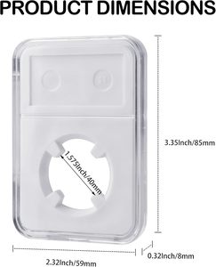 Estuche de acrílico de 19 mm con protección UV para monedas, soporte de almacenamiento para monedas clasificadas, ideal para monedas de un centavo de la Moneda de EE. UU. - Product Image 2