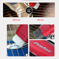 Guitar Repairing Maintenance Tool Kit Guitar String Cleaner for Removing Rust Removing Brushes Lubricating Polishing Care
