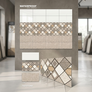 Carreaux de sol et de mur en céramique Vistaar Brand Modern Yellows/Golds, finition brillante mate, 300x600mm, carreaux de briques réfractaires pour extérieur - Product Image 5