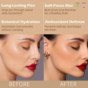 Correcteur de contrôle de l'huile de maquillage cosmétique de marque privée correcteur liquide imperméable mat à couverture complète - Product Image 3