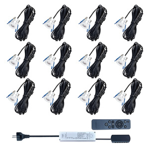 Mini <span class=keywords><strong>spot</strong></span> encastré <span class=keywords><strong>LED</strong></span> <span class=keywords><strong>12V</strong></span> 3W pour terrasse, toit, jardin d'hiver, 12 pièces en un seul ensemble - Product Image 1