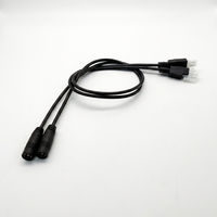 Kabel Daya 5557 4.2mm Pitch 2 Pin ke Konektor DC 5.5x2.1mm Female 22AWG untuk Catu Daya PC dan Sistem Pengisian Baterai