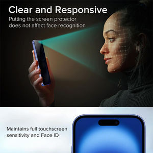 ฟิล์มกระจกนิรภัยแบบเต็มจอ ป้องกันการมองลอก สำหรับ iPhone 11 12 13 14 15 16 17 Pro Max - Product Image 3