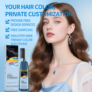 Oem ODM nhuộm màu tóc với một lược dễ dàng nhanh chóng Touch-Up Thuốc nhuộm tóc nhanh chóng màu hoàn toàn bảo hiểm trắng và xám tóc - Product Image 4