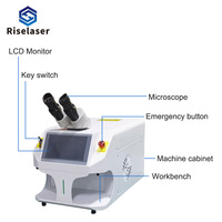 Machine de soudage laser YAG portable et fiable de 200 W pour bijoux, de type OEM, pour métaux précieux